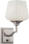 Jeremiah Lighting 36061-BNK Cortland One Wall Sconce, Brushed Nickel Fin. Fixed Price $20.00.