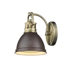 Golden Duncan 7" Bathroom Vanity Light In Aged Brass. Fixed Price $109.99.