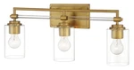 Minka Lavery 2643575 Binsly Rectangular Plate With Clear Glass Cylinder Bath. Fixed Price $77.48.