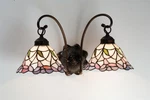 Meyda Tiffany 18725 Daffodil Bell 21"W Light Double Sconce - Multicolor. Fixed Price $351.50.