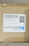 Kichler 43172 Light 100W Brushed Nickel Satin Etched Glass G-type Lamp Rec. Fixed Price $84.99.
