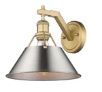 Golden Lighting 3306-1W Bcb-pw Orwell Wall Sconce -9.63 Inches Tall. Fixed Price $84.97.