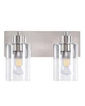 Chosenior Bathroom Fixtures 2-LIGHT Brushed Nickel Vanity Modern Wal. Fixed Price $90.21.