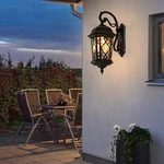 Modern Outdoor Wall Light Half Lantern Design Garden Porch Lamp 24-240V 100W. Fixed Price $66.06.