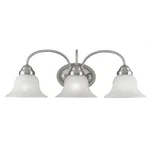 Livex Lighting Edgemont Bath Brushed Nickel. Fixed Price $130.99.