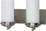 Nuvo 60-612 Vanity Fixture Brushed Nickel Finish With White Opal Glass. Fixed Price $161.99.