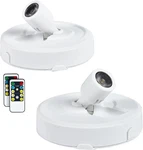 2-PACK Led Spot Indoor Battery Operated Stick Up Lights With Remote. Fixed Price $33.19.
