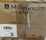 Millennium Lighting Vanity Light, Satin Nickel 1183-SN. Fixed Price $44.99.