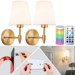 Peel And Stick Wall Sconces Battery Operated Wireless Adhesive Lights Ea.... Fixed Price $63.08.