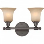 Nuvo Surrey 2 Light Vintage Bronze Vanity Wall. Fixed Price $47.99.