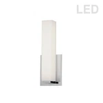 Dainolite Light Vanity, White/polished Chrome VLD-172-10-PC. Fixed Price $138.00.