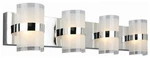 Design House 577791 Haswell 4 Light 32-1/2"W Integrated Led Chrome. Fixed Price $275.17.