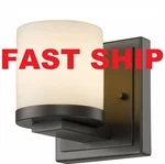 Z-lite 1912-1S-BRZ Nori 1-LIGHT Wall Sconce, Bronze Fast Shipping!!!. Fixed Price $46.00.