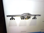 Trans Globe Bathroom Light, Brushed Nickel 2513 Bn. Fixed Price $39.97.