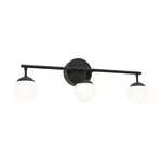 Afx PRLV2408L30D1BK PEARL3LIGHTLEDVANITY, Black, Metal, 24INL. Fixed Price $119.00.