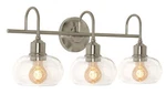 Afx LNYV2410MB Laney 3 Light 24"W Vanity - Nickel. Fixed Price $128.00.