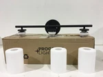 Progress Lighting Replay 22 In. 3LIGHT Black Bathroom Vanity New. Fixed Price $39.59.