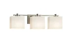 Justice Design-fusion FSN-8443-55-OPAL-NCKL Bathroom Vanity,brushed Nickel *new*. Fixed Price $166.49.