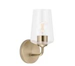 Progress Lighting Celino 5IN 1-LIGHT Champagne Bronze Bathroom Wall Sconce Clear. Fixed Price $36.00.