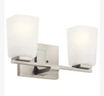 55016 Pn Kichler Wall Light. Fixed Price $53.66.