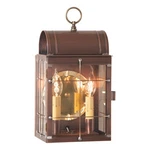 Irvin's Country Tinware Toll House Wall Lantern Antique Copper. Fixed Price $359.95.