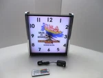Johnson Sea Horse Led Light Up Advertising Wall Clock Brand New. Fixed Price $125.00.