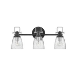 Hinkley Lighting Easton Bath Vanity, Black 51273BK-CM. Fixed Price $262.65.