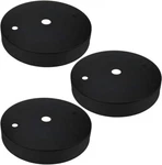 4 Inches Light Canopy Kit, Vintage Chandelier Ceiling Plate With Hook, Black. Fixed Price $17.86.
