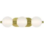 Palmas 27W 3 Led Bath VANITY-6 Inches Tall And 8 Wide-gold Finish. Fixed Price $460.00.