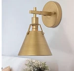 Gepow Gold Wall Sconce Antique Light Fixture For Bedroom Bathroom. Fixed Price $38.89.