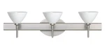 Besa Lighting 3SW-174307-LED-SN Domi Bathroom Vanity Satin Nickel. Fixed Price $675.00.