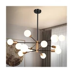 10-LIGHT Sputnik Chandelier, Black Gold Chandeliers Pendant... Usa Fast Ship. Fixed Price $50.47.