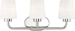 Savoy House 8-4090-3-109 Capra Vanity, 3-LIGHT 180 Total Watts, Polished Nickel. Fixed Price $193.26.