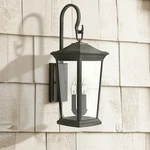 Hinkley Bromley 24 3/4" High Museum Black Outdoor Wall Light. Fixed Price $449.00.