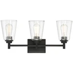 Designers Fountain 95703-MB Westin Bathroom Vanity Light Matte Black. Fixed Price $123.67.