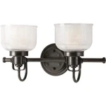 Progress Lighting Archie 17-IN 2 -light Bronze Transitional Vanity. Fixed Price $90.00.