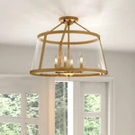 Quoizel Barlow 16"W Weathered Brass 4-LIGHT Ceiling. Fixed Price $359.99.