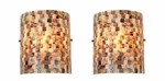 Chloe Lighting CH3CD28BC08-WS1 Shelley Mosaic Wall Sconce, Black, Pack. Fixed Price $170.51.