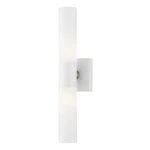 Livex Aero Light Ada Sconce, White/nickel/opal Twist Lock 10102-13. Fixed Price $139.96.