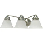 Nuvo Lighting 60/342 Empire Bathroom Vanity Brushed Nickel. Fixed Price $101.99.