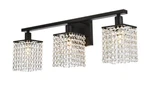 Wall Sconce Light Fixture Crystal Black Bathroom Bedroom Hallway Dining. Fixed Price $193.07.
