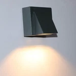 3W Led Outdoor Exterior Wall Step Down Light Fixture Lamp Black Finish Warm Whit. Fixed Price $37.41.