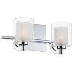 Quoizel KLT8602CLED Kolt 2-LIGHT Bath In Polished Chrome. Fixed Price $239.99.