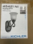 Kichler 45421 Brushed Nickel Camerena Single-bulb Lighting Fixture. Fixed Price $48.40.