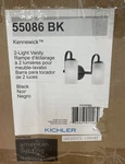 Kichler Lighting 55086BK Kennewick Bathroom Vanity - Black. Fixed Price $44.99.