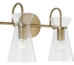 Capital 142421AD Mila Vanity, 2-LIGHT 200 Total Watts, Aged Brass. Fixed Price $126.05.