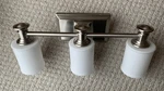 Minka Lavery 5173-84; Bath Brushed Nickel; Slight Factory Second. Fixed Price $50.99.