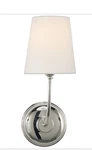 Vendome Single Lite Sconce By Visual Comfort TOB2007PN- Nib. Fixed Price $200.00.