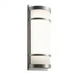 Afx BRS071814LAJUDSN Brio Led Sconce - Satin Nickel Finish White Acrylic Shade. Fixed Price $258.00.