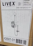 Livex Lighting 42681-01 Estate 5 Inch Antique Brass Sconce Wall. Fixed Price $53.00.